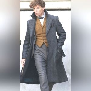 Overcoat Fantastic Beasts: The Crimes Of Grindelwald Newt Scamander Overcoat